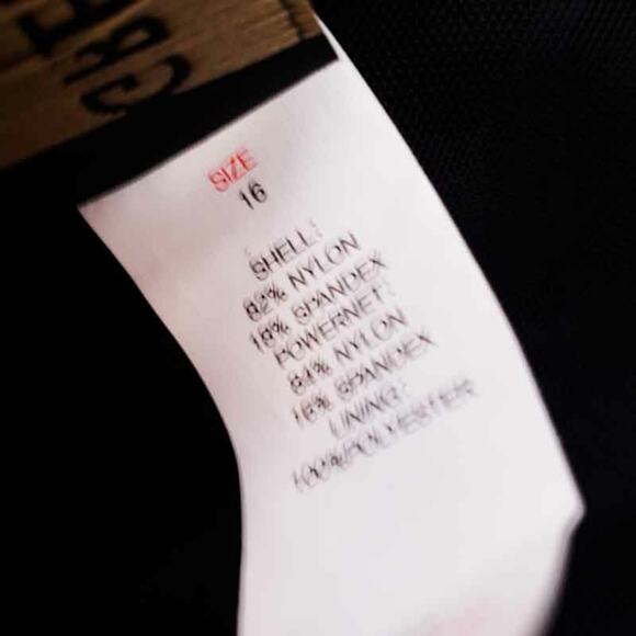 Great Lengths Bathing Suit Swim Dress Skirted 16 Plus Size Black Multicolor - Picture 6 of 6